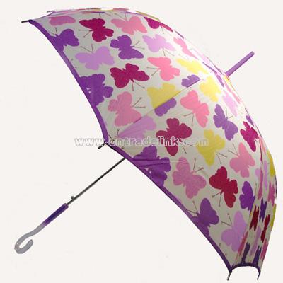 Ladies Butterfly Umbrella Parasol