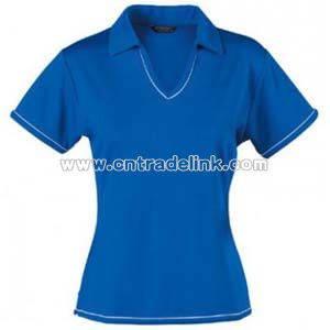 Ladies V Neck Polo