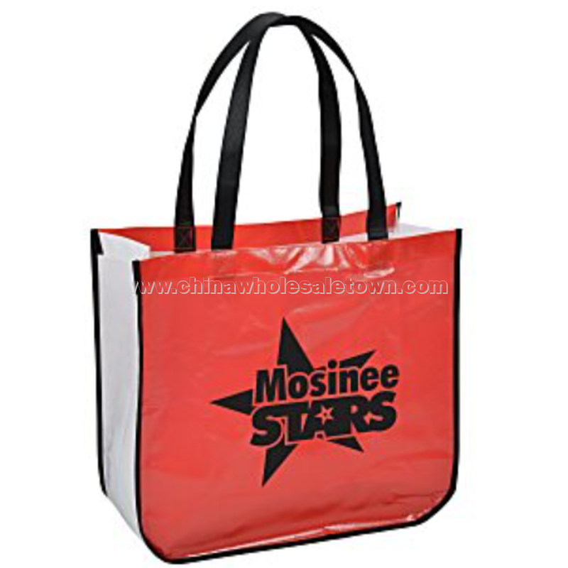 Laminated Shopping Tote - 14-1/2