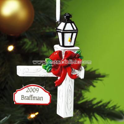 Lamp Post Personalized Ornament