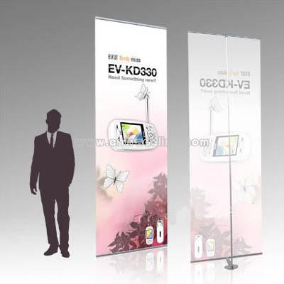 Large L Banner Stand