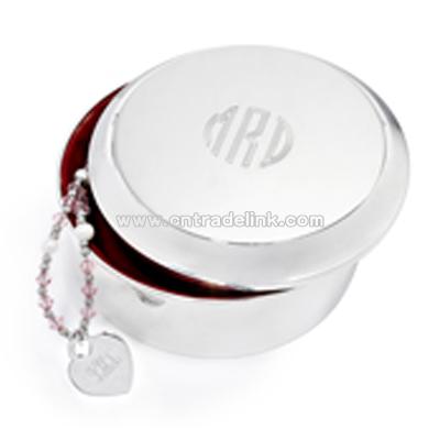 Large Round Jewelry Box