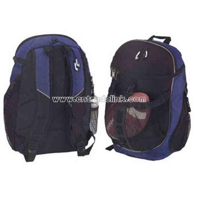 Large Zippered And Mesh Side Pockets