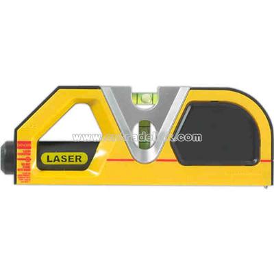 Laser level with tape measure