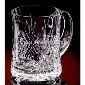 Lead crystal mug