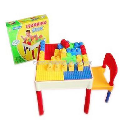 Learning Desk With Bricks