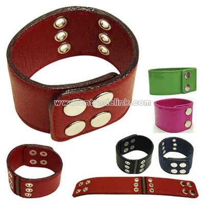 Leather 4.0 cm bracelet