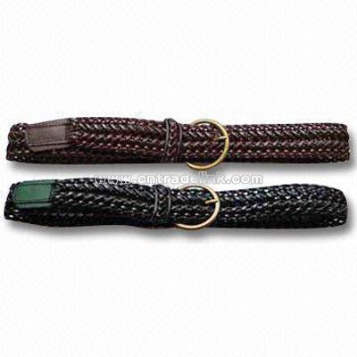 Leather Braided Belts