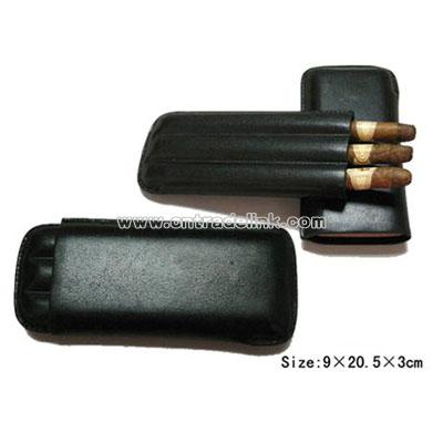 Leather Cigar Holder