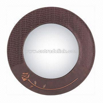 Leather Framed Mirror