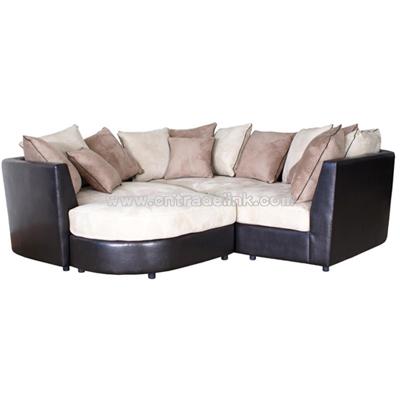 Leather Living Room Sectional Sofa