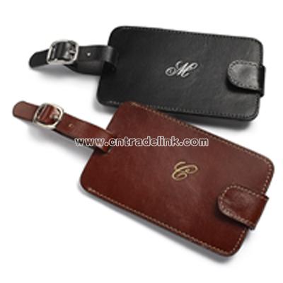 Leather Luggage Tag