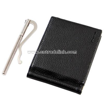 Leather Money Clip