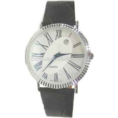 Leather Strap Watch