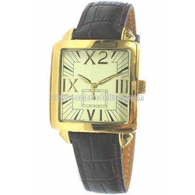 Leather Strap Watch