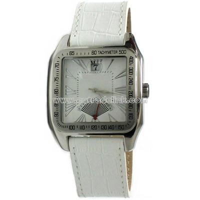Leather Strap Watch