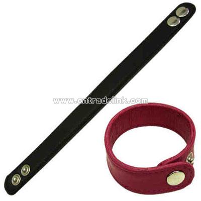 Leather bracelet