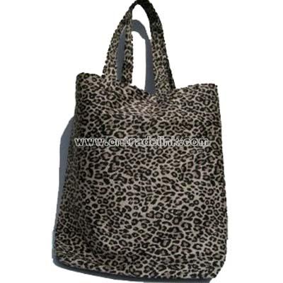 Leopard Print Shopper Bag