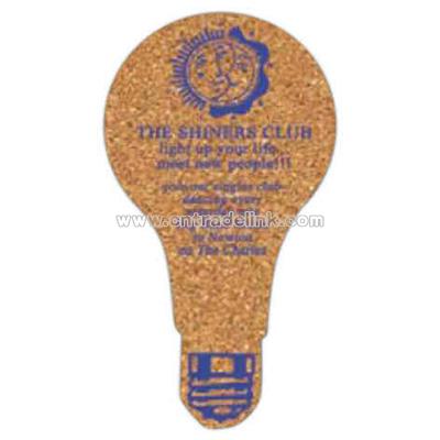 Light Bulb Shape Cork coaster