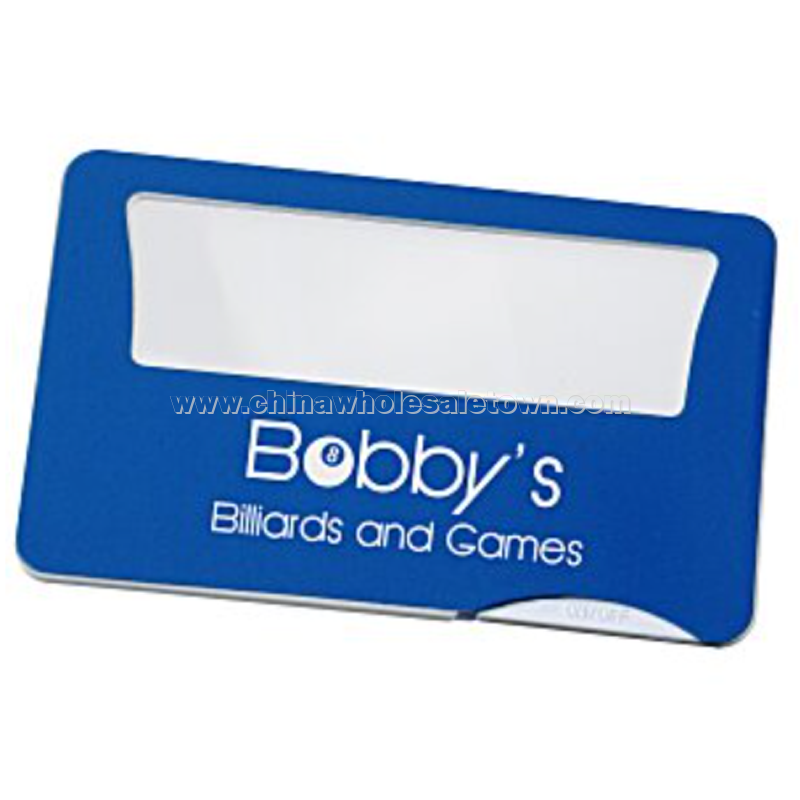 Light-Up Credit Card Magnifier