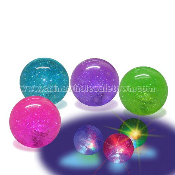 Light Up Hi Bounce Glitter Water Ball