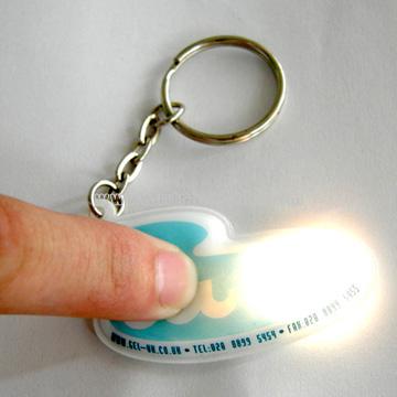 Light Up PVC Keychain