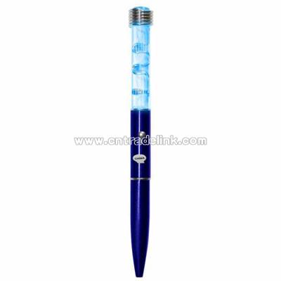 Light up spiral pen