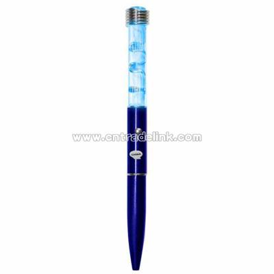 Light up spiral pen