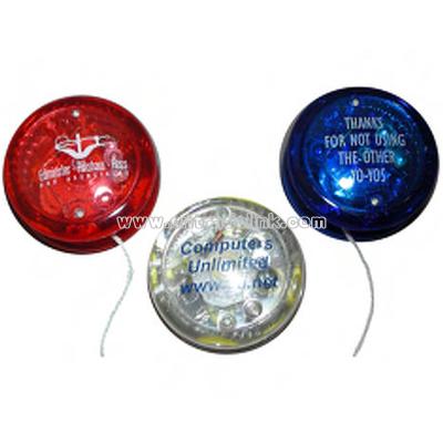 Light up yo-yo with clutch