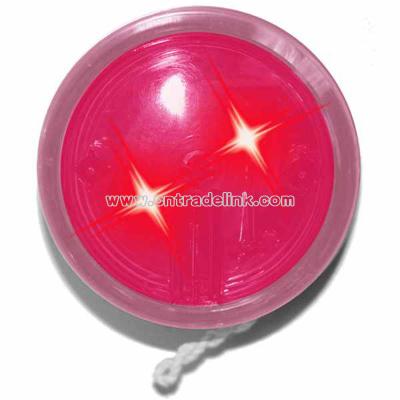 Light up yo-yo with red LED