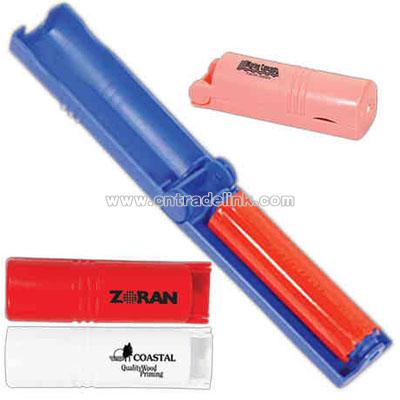 Lint roller inside folded case