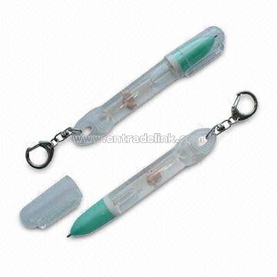 Liquid Floater Ballpen with Key Ring