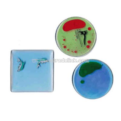 Liquid filled coaster