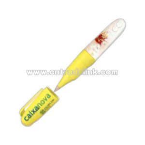 Liquid novelty pen