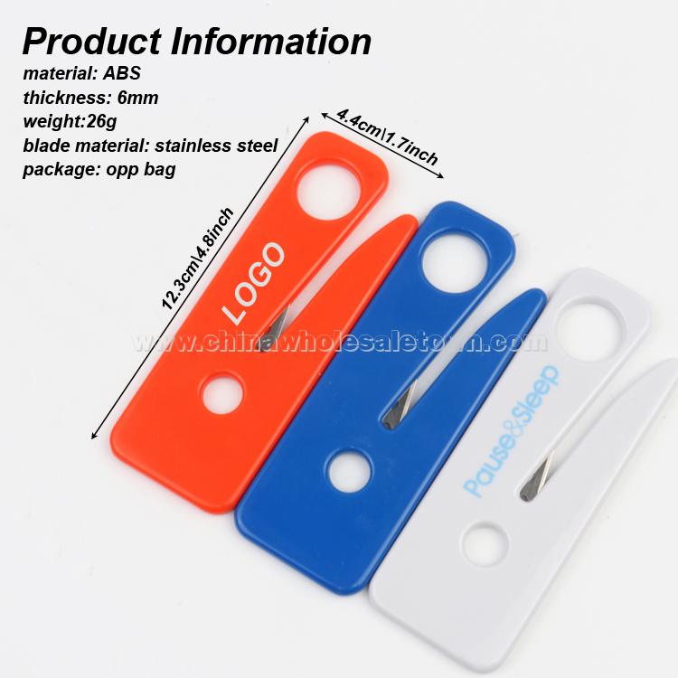 Logo Customized Cheap Plastic Sittler Paper Letter Opener