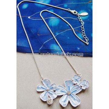 Lotus Flower Charm Necklace