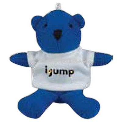 Louie the bear shape Small stuffed plush animal with key ring