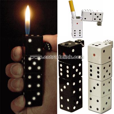 Lucky Gamblers Dice Lighter with Built in Pocket Ashtray