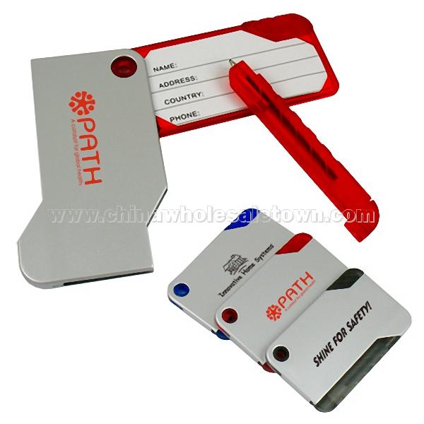 Luggage Tag with Pen