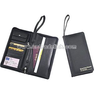 MADRAS LEATHER TRAVEL WALLETS