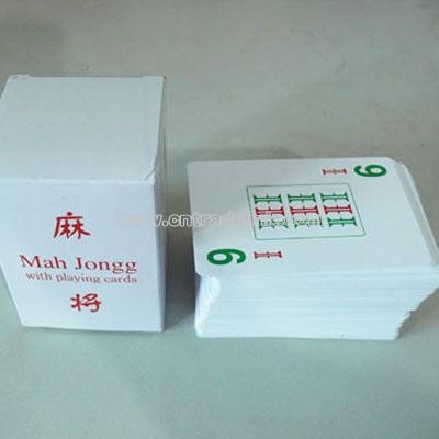 MAH JONGG with Playing Card