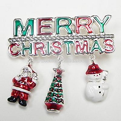 MERRY CHRISTMAS PENDANT