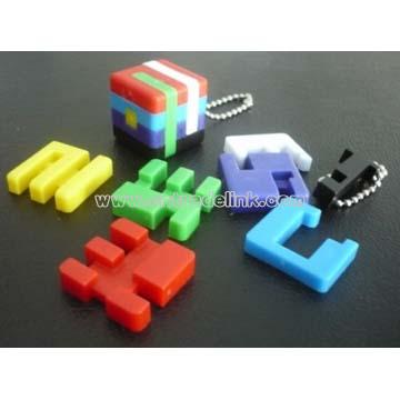 Magic Cube with keychain