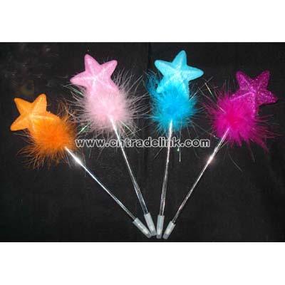 Magic Wand Start Shape Feather Pen