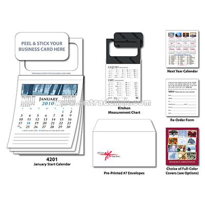 Magnetic Standard 12-Month Calendar