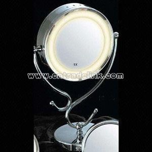 Magnifier Light mirror with two sides