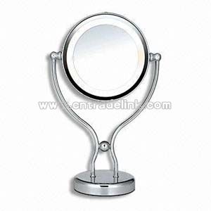 Magnifier Mirror with Built-in LED