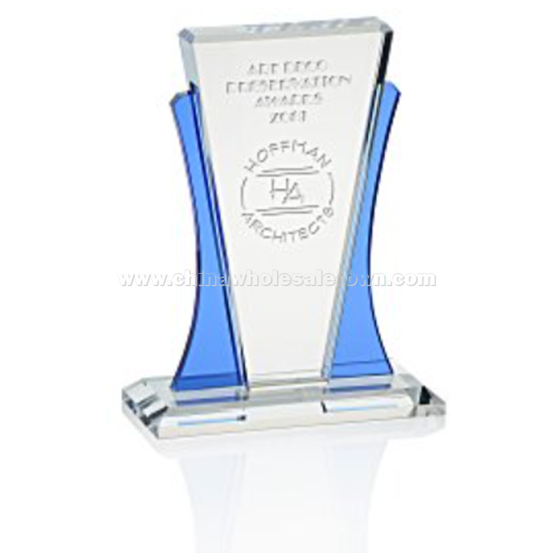 Majestic Cobalt Crystal Award