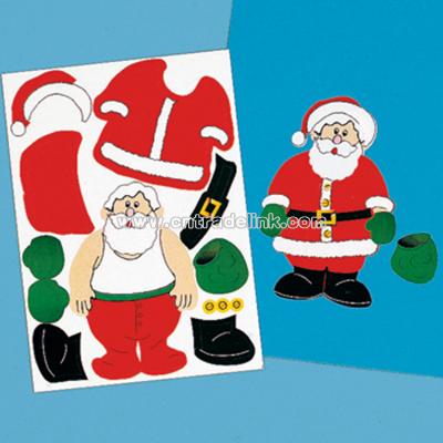 Make-A-Santa Stickers