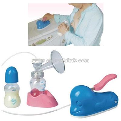 Manual breast pump